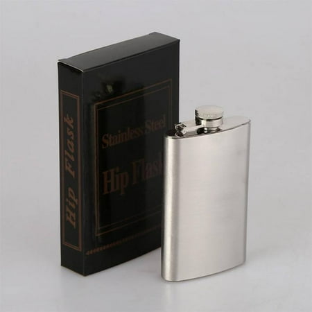 

1pcs 1-10oz Stainless Steel Whiskey Alcohol Pocket Flask Portable Stainless Steel Liquor Flask for Wine Alcohol