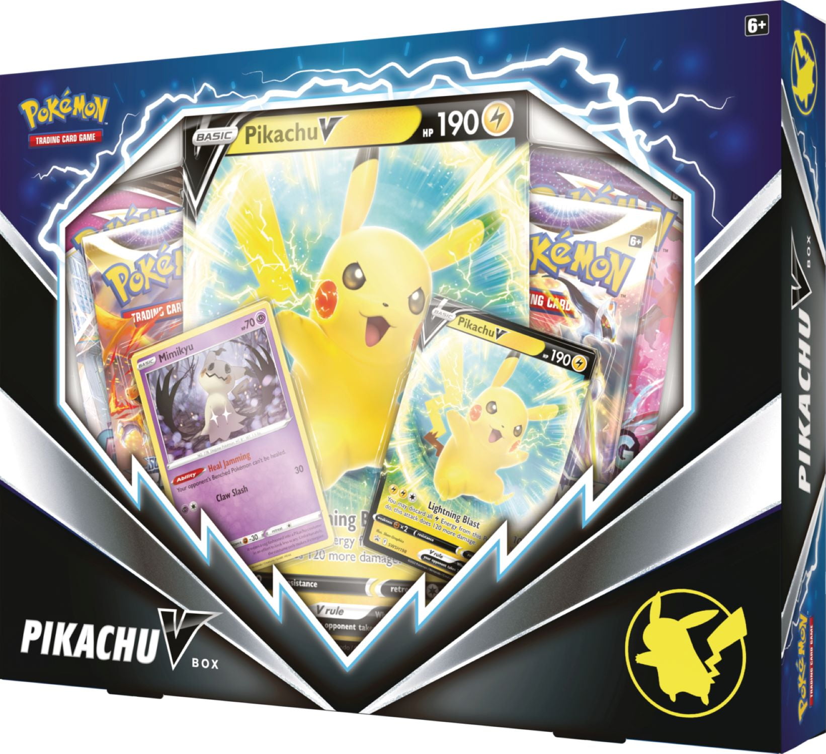 Details about   Pokemon TCG Shining Fates Pikachu V Box Collection Factory Sealed 4 Booster Pack 