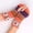 Orange, variant on Lilgiuy Women's Fingerless Gloves Winter Warm Knitted Texting Gloves Half Finger Stretchy Chrtstmas Mittens for Riding Camping Hiking Black