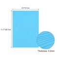 thumbnail image 2 of Uxcell Cardstock Scrapbook Paper 8.3" x 11.7", 74 Lb/200 Gsm, Lake Blue 10 Pack, 2 of 4