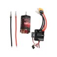 thumbnail image 3 of Motor cepillado 550 de 3 ranuras, 20T BCD80A ESC XT60, juego de enchufes para 1/10 1/12 RC SUVs Crawler Car, 3 of 10