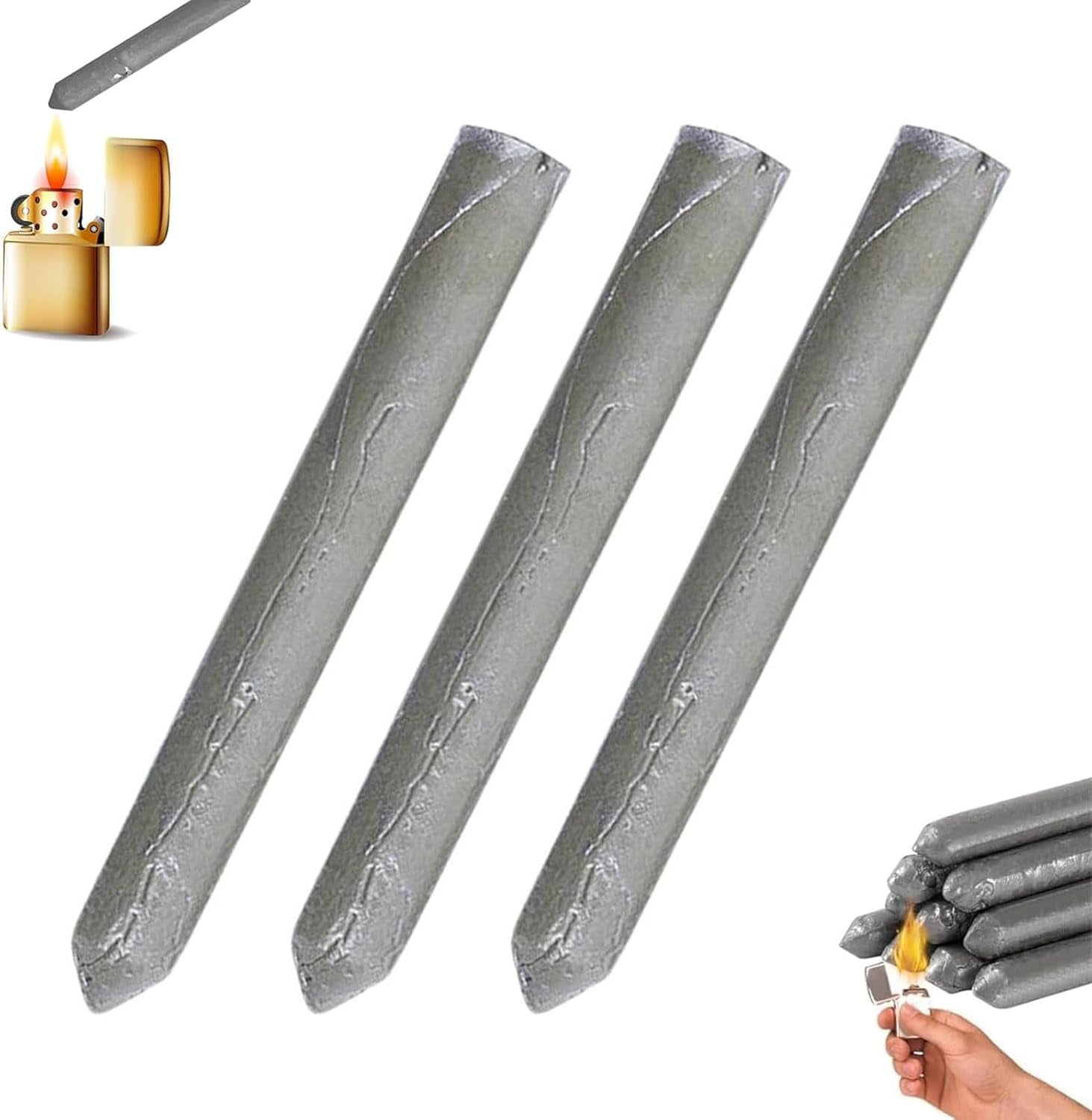 HeeHom Low Temperature Universal Welding Rods with Built-in Flux – 1650°F Easy Melt Aluminum Welding Electrodes for Stainless Steel, Iron, Copper, PVC Pipes – Beginner & Pro Welder Kit (3/6 Pack)