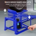 thumbnail image 5 of Hydraulic Car Ramps 2-Pack - 5 Ton (11023 lbs) Capacity Adjustable Vehicle Lift for Garage Maintenance & Oil Changes, 5 of 7