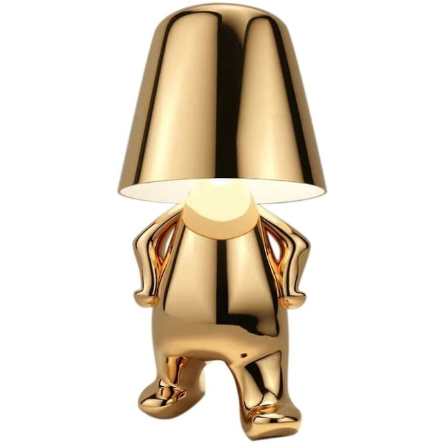 Little Golden Man llevó la luz de la noche de la barra de la lámpara de la lámpara regulable del control táctil de las lámparas de mesa