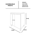 thumbnail image 5 of Gabinete Inferior De Cocina VIOLETA Mueble Para Parrilla, 5 of 5