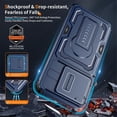 thumbnail image 5 of Case For Motorola Moto G Power 5G (2026) , Moto G Power (2025) Slim Fit with Slide Camera Cover & Invisible Kickstand, Military-Grade Shockproof Cover,Blue, 5 of 8