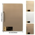 2 Packs Office&Craft&Stationery,Foldable Plastic File Clipboard Profile