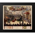 thumbnail image 2 of De Hooghe 14x12 Black Modern Framed Museum Art Print Titled - William III House of Commons London England, 2 of 5