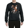 thumbnail image 2 of If It's Not a Boxer It's Just a Dog Gift | Mens Dog Lover Crewneck Graphic Sweatshirt, Black, Small, 2 of 3
