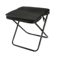 thumbnail image 3 of Ximing Outdoor Foldable Stool Portable Stool Multifunction Easy to Carry Backpacking Stool Adjustable Carry Strap for Camping Travel Black, 3 of 10