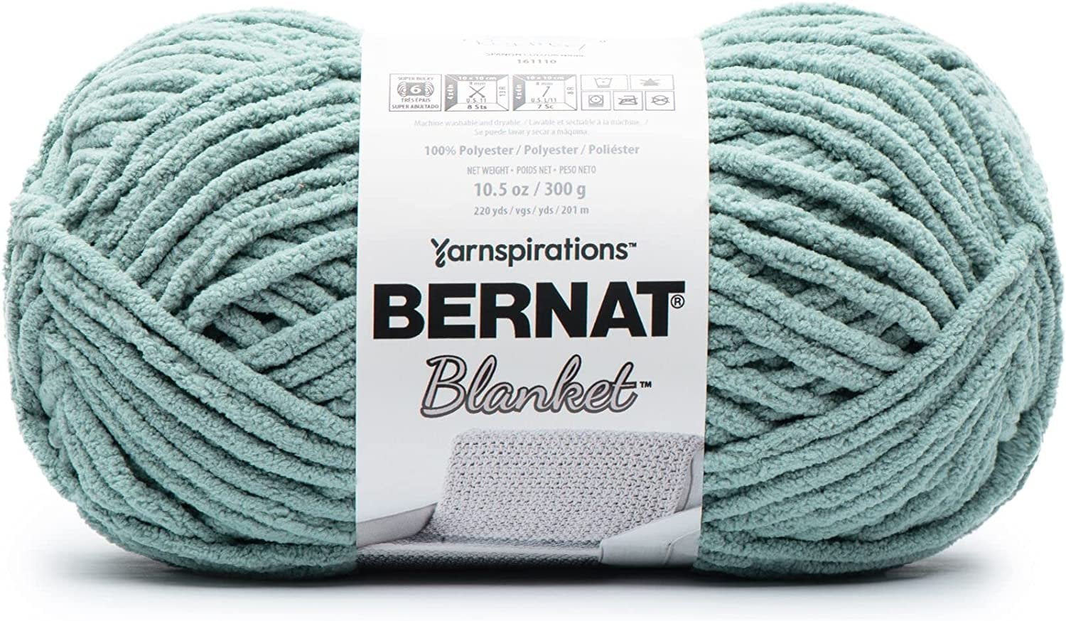 Buy Bernat Blanket Yarn Big Ball 10.5 oz 2 Pack with Pattern Cards