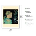 thumbnail image 2 of Portrait of Adeline Ravoux - From an Original Color Painting by Vincent Van Gogh c.1890 - Fine Art Matte Paper Print (Unframed) 20x26in, 2 of 4