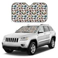 thumbnail image 2 of Fuzoiu Cute Butterfly Print Car Windshield Sunshade,Foldable Reflective Sun Visor,Windshield Sun Shade,UV Rays Sun Visor Shade,Auto Front Sun Shield Shade-Small, 2 of 8
