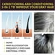 thumbnail image 3 of Black Hair Dye Shampoo 3 in 1 Champu Para Canas for Gray Coverage, black pure nature_c*, 3 of 5