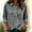 Blue, variant on Blouse Women'S Tops Solid Wine Lapel Regular 3/4 Sleeve Collared Tops Tops,XXL
