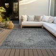 thumbnail image 6 of Addison Rugs Chantille Indoor/Outdoor Traditional Oriental Gray Washable Rectangle Rug, 8' x 10', 6 of 6