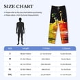 thumbnail image 4 of Lsque Vibrant Color Splash Print Men's Pajama Pants, Lounge Pant - Comfortable Home Wear,Elastic Waistband, Stylish Design-Medium, 4 of 9