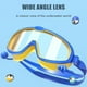 thumbnail image 4 of Kids Big Frame Swimming Goggles With Earplugs Children's Anti-fog Swimming Glasses Boys Girls Pool Beach Eyewear Swim Goggles, 4 of 5