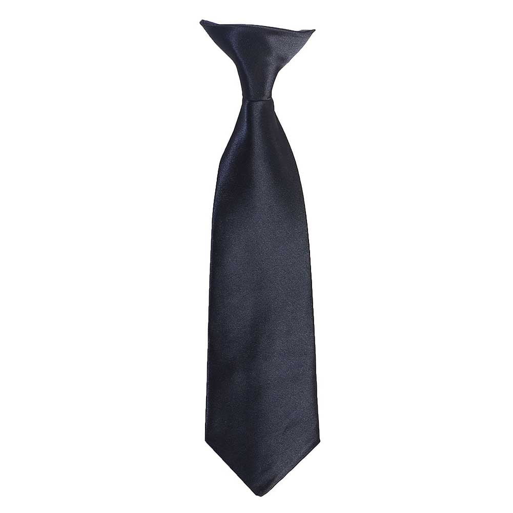 Solid Oasis Boys 14 Clip On Tie