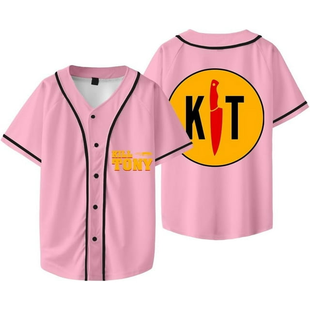 Maillot de Baseball Unisexe à Col en V TIANCHU Kill Tony Tour 2025, 3TG, Style 8