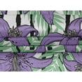 thumbnail image 4 of oneOone Velvet Lavender Fabric Leaves & Flower Diy Clothing Quilting Fabric Print Fabric By Yard 58 Inch Wide, 4 of 5