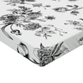 thumbnail image 2 of Ambesonne Vintage Fitted Sheet, New Modern Art, Twin Size, White and Black, 2 of 3