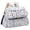 Blue, variant on HAHUT Aesthetic Quilted Floral Diaper Bag Backpack with Stroller Straps, Multi-Functional Nylon Embroidered Laptop Backpack for Work Travel Casual (Blue)