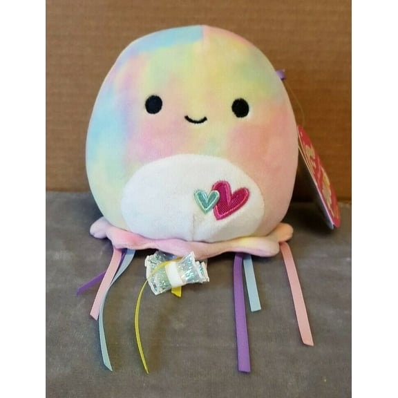 Squishmallows Janet The Jellyfish Valentines Hearts 5 inch