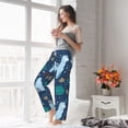 thumbnail image 6 of Picia Alpaca Astronaut in Space Womens Soft Woven Cotton Elastic Waistband Sleep Pajama Pant Lounge Sleep Pant With Pockets And Drawstring-XX-Large, 6 of 9