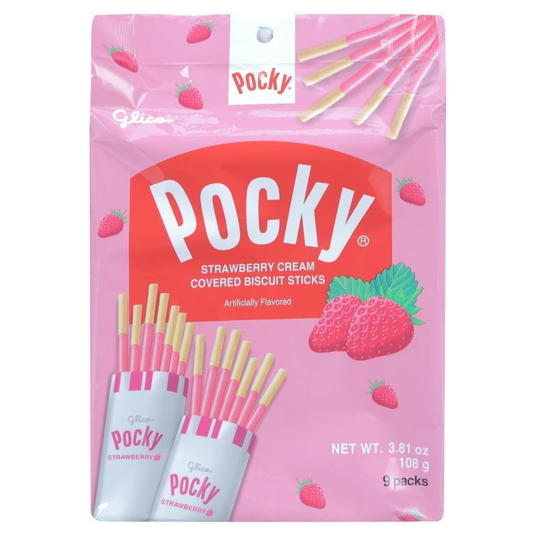 strawberry Wrapping Paper, Asian Snacks, Pocky Snack, Treats, Baby