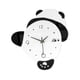 thumbnail image 5 of Reloj de pared con forma de panda, reloj de pared grande, reloj de pared silencioso, reloj de pared grande para M, 5 of 9