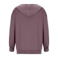 thumbnail image 3 of Womens Oversized Hoodies Fleece Loose Hooded Sweatshirt Fall Winter Jacket Trendy Clothes, 3 of 4