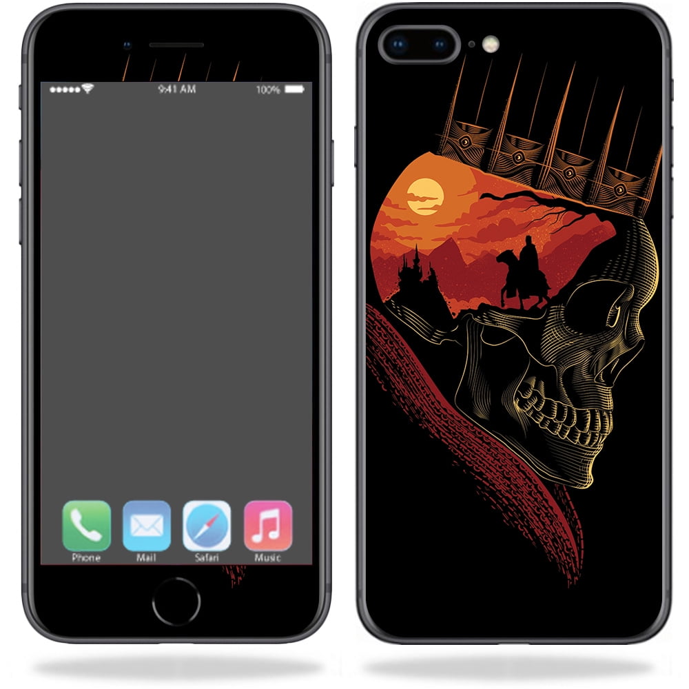 MightySkins Skin for Apple iPhone 8 Plus King Nothing Protective