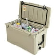 thumbnail image 1 of Costway 50 QT Rotomolded Cooler Portable Ice Chest Ice Retention for 5-7 Days Tan, 1 of 10