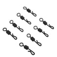thumbnail image 1 of 100Pc Large Long Body Q-Shaped Quick Change Swivels for Fishing Size 8#, 1 of 6