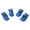 Blue, variant on GASTROPOD 4Pcs Dog Shoes Cute Design for Pets Dog Boots & Paw Protectors Anti-Slip Sole Dog Rain Boots Fleece Lined Dog Socks 3.5x2.5cm,Pink
