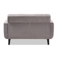 thumbnail image 5 of Skyline Decor Light Grey Fabric Upholstered Loveseat, 5 of 9