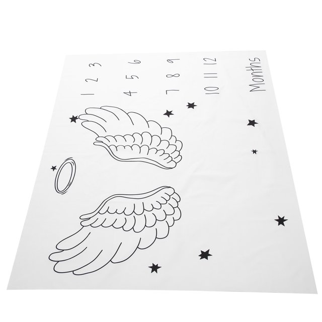 Tapete de juego con calendario para bebé, fondo para fotografía de bebé con calendario, fondo para fotografía de recién nacido, manta para fotografía de bebé, diseño personalizado