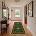 thumbnail image 4 of GENIMO 2'x7' Runner Rug, Washable Rug Non Slip Soft Vintage Emerald Shield Crest Hallway Runner for Kitchen Entryway Laundry Room, Vintage Emerald, 4 of 8