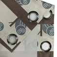 thumbnail image 4 of Ambesonne Grommet Curtain, , 50"x60", Taupe Blue Grey and Eggshell, 4 of 5