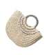thumbnail image 2 of Bolso de mano Minnieouse de mimbre media luna Beige, 2 of 6