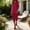 Hot Pink, variant on Women's Linen Blend Vacation 2 Piece Set, Collared Short Sleeve Shirt Elastic Waist Capri Pants Breathable Beach Travel Errands Outfit Purple XL