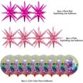 thumbnail image 2 of Finypa Huge Explosion Star Party Balloons, Aluminum Foil, Pink Disco Theme, 6.7 oz, 15 Count, 2 of 3