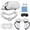 white, variant on YOPTOP VR Headset Black VR Glasses with Handle High-End Silicone VR Accessories White,red