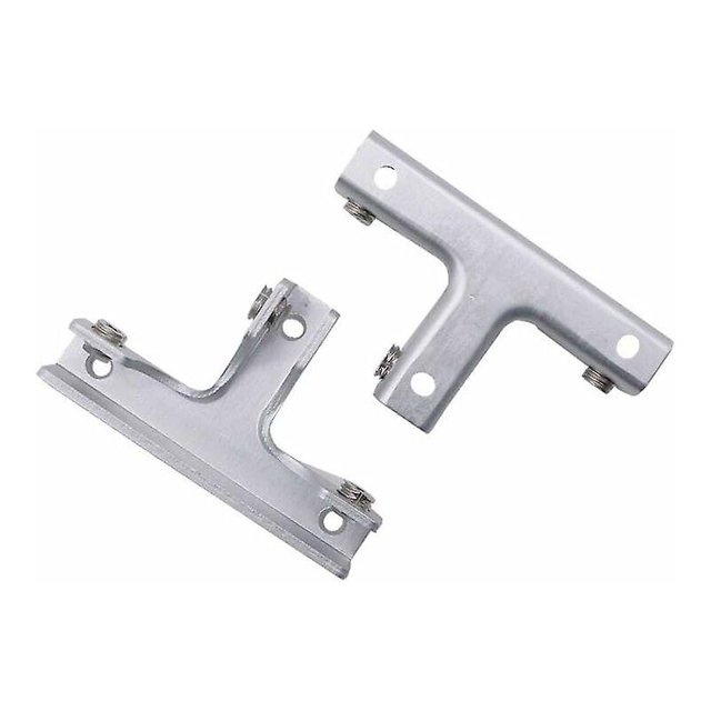 Paquete de 2 abrazaderas de vidrio en forma de T ZHCH Aleación de aluminio 6-10mm
