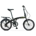 20" Durban One Up Folding Bike, Black