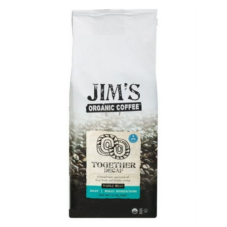 Jim's Organic Coffee - Whole Bean Together Decaf