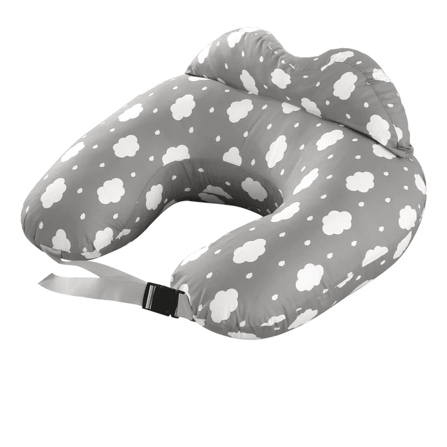 Almohada Cojin De Lactancia Para Bebé Amamantar Antirreflujo Xtellar gris
