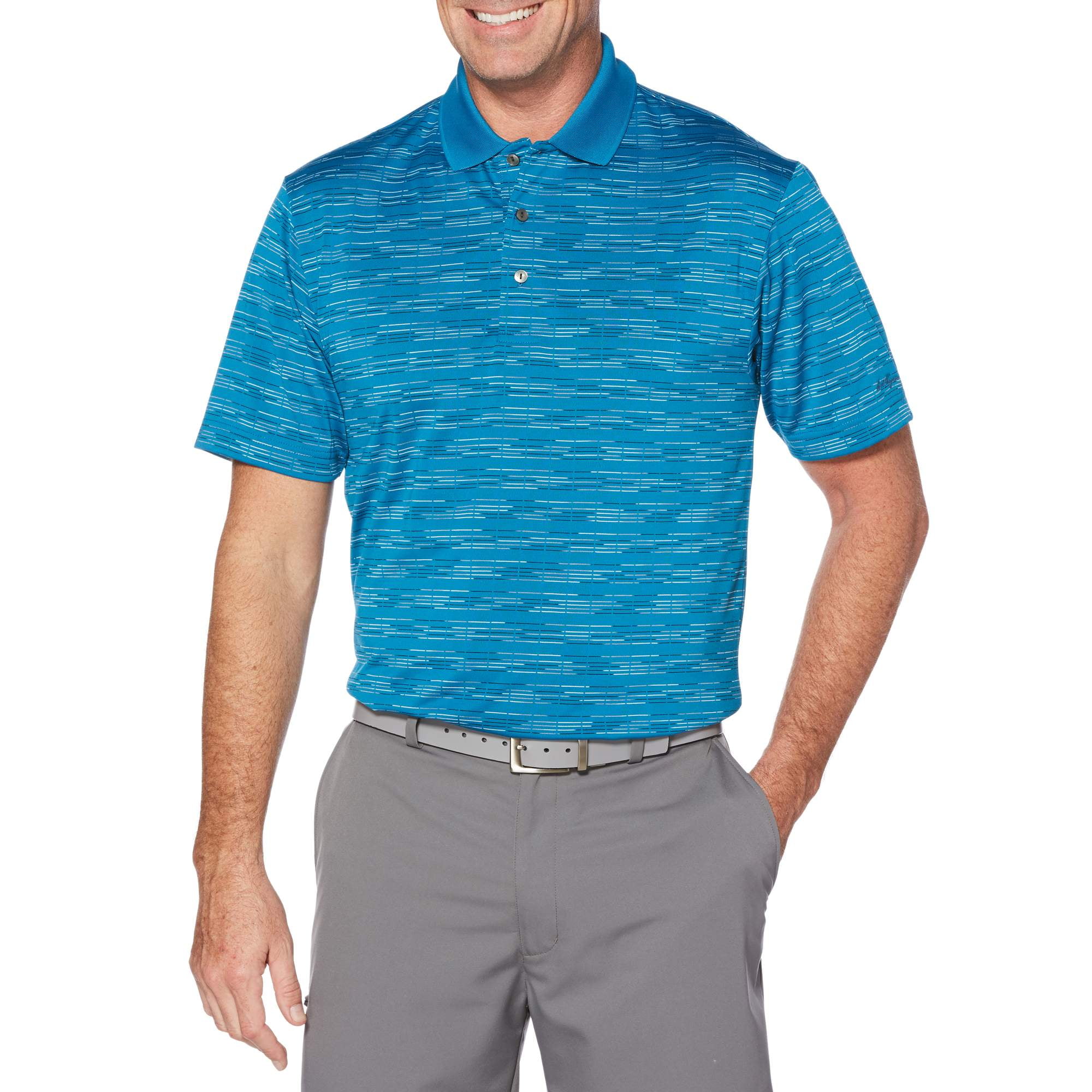 Men's Performance Short Sleeve Jacquard Golf Polo by
