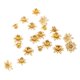 thumbnail image 1 of 20 Bolas Hermosas Del 16m M de Las PC para La Fabricación de La Joyería , Oro Gloria Gorra de cuentas, 1 of 9